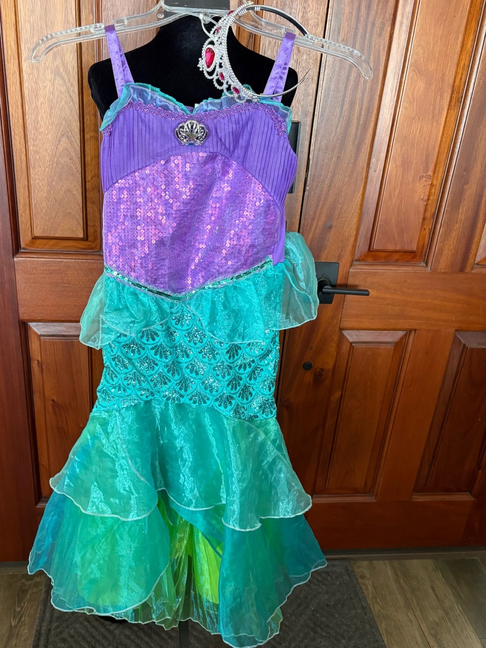 Disney Castle Collection Ariel The Little Mermaid Dress Costume Girls Size 7-8